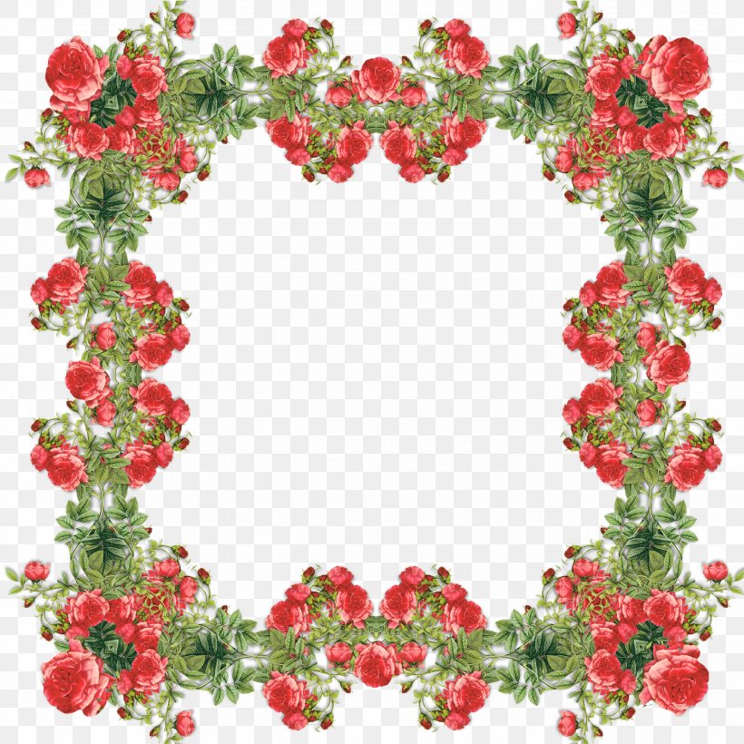 Picture Frames Flower Rose Clip Art, PNG, 2578x2578px, Picture Frames, Christmas Decoration, Cut Flowers, Decor, Floral Design Download Free
