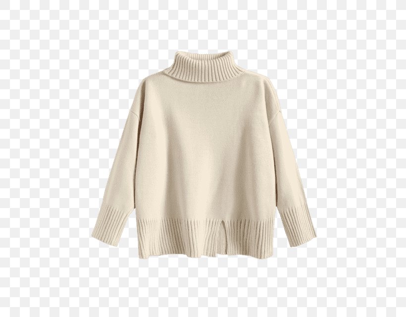 Polo Neck Sleeve Robe Sweater White, PNG, 480x640px, Polo Neck, Beige, Blouse, Cardigan, Clothing Download Free