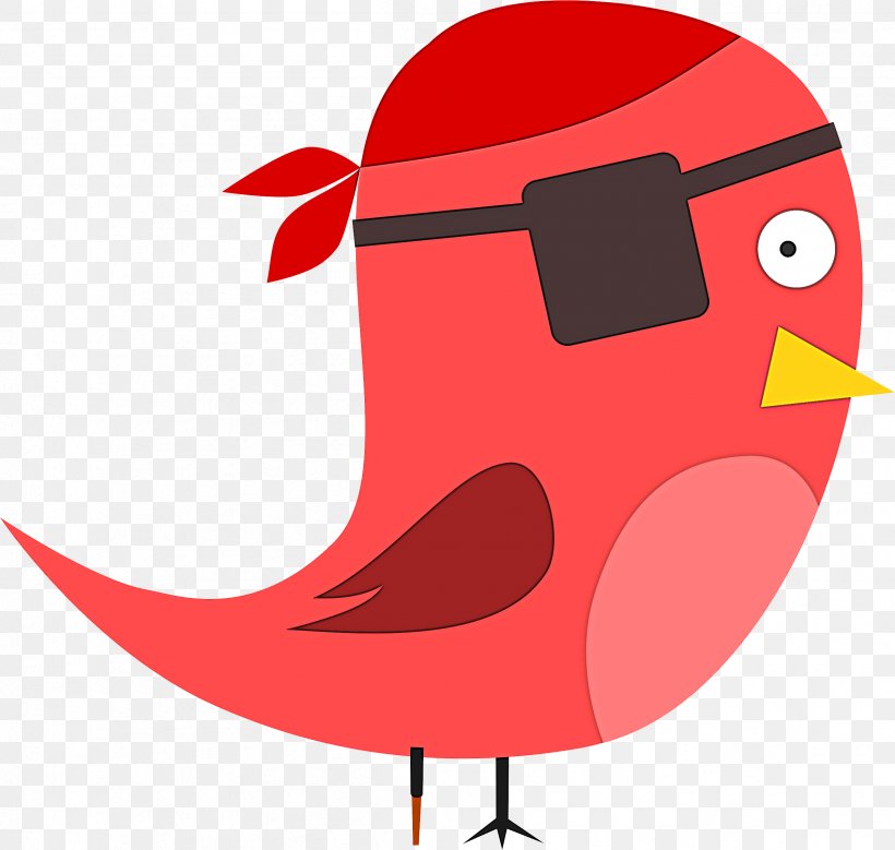Red Cartoon Cardinal Bird Songbird, PNG, 2401x2283px, Red, Bird, Cardinal, Cartoon, Perching Bird Download Free