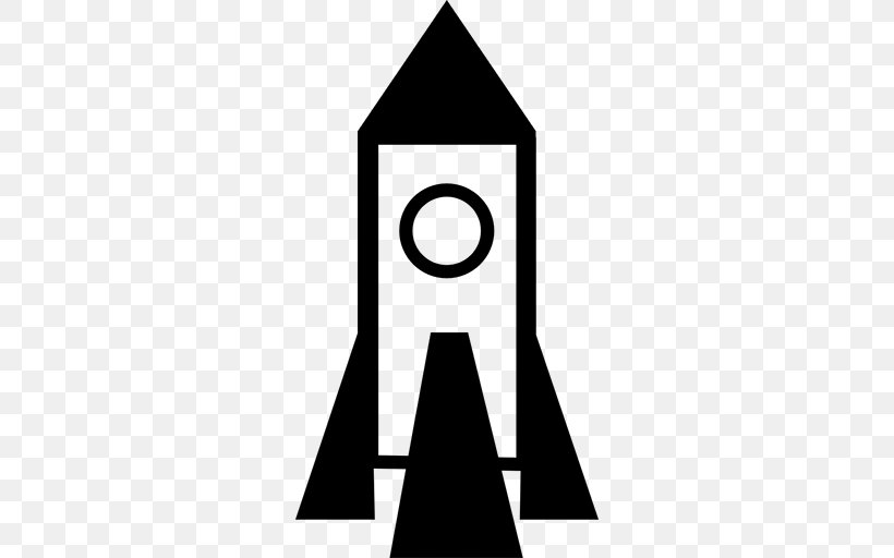 Rocket Launch Spacecraft, PNG, 512x512px, Rocket, Black And White, Logo, Monochrome, Outer Space Download Free