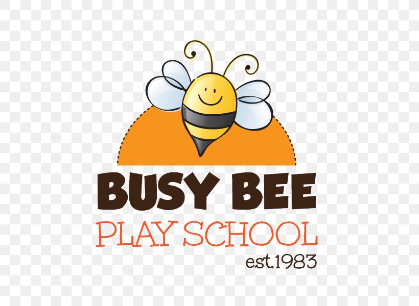 Busy Bee Playschool Orange Splot Art Spot Logo Insect, PNG, 600x600px, Bee, Area, Art, Artwork, Brand Download Free