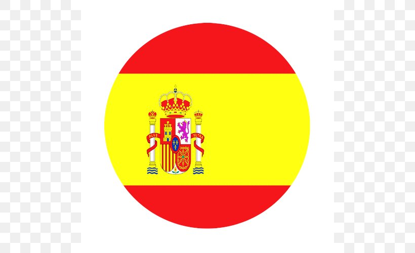 Flag Of Spain Clip Art, PNG, 500x500px, Spain, Area, Brand, Computer, Drawing Download Free