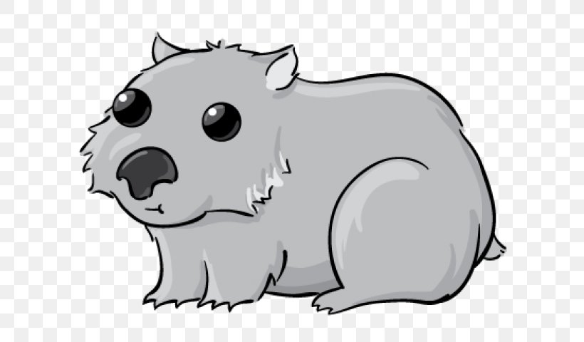 Cartoon Wombat Snout Wombat Line Art, PNG, 640x480px, Cartoon, Line Art, Snout, Wombat Download Free