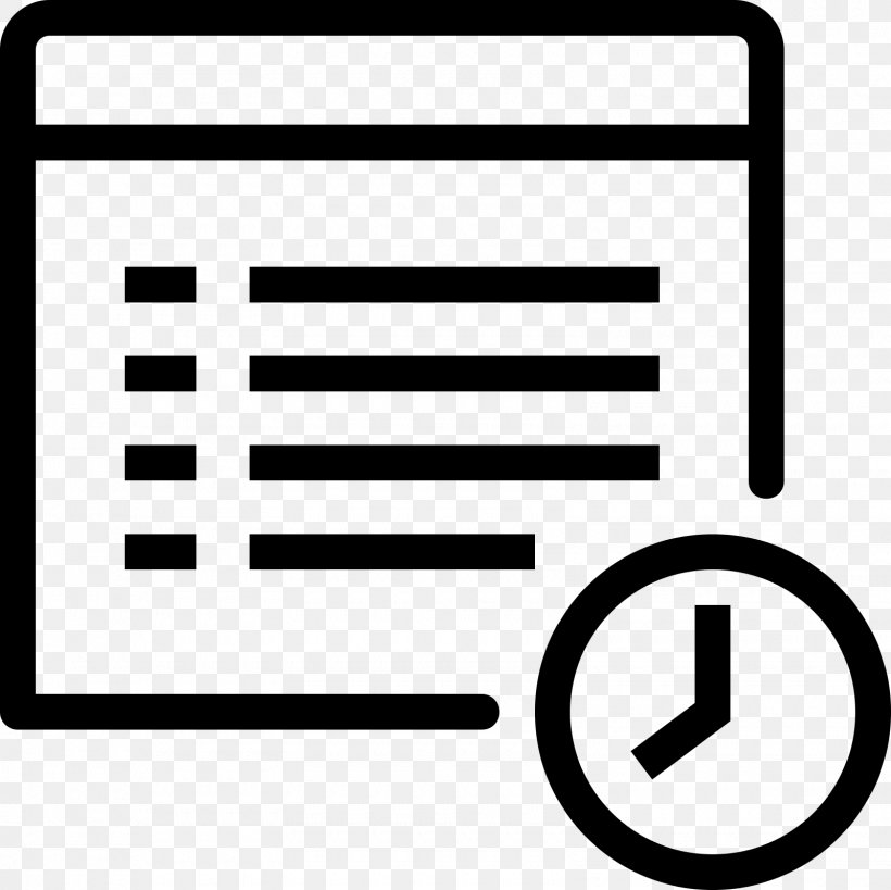 Icon Design Timesheet Clip Art, PNG, 1600x1600px, Icon Design, Area, Black And White, Brand, Computer Software Download Free