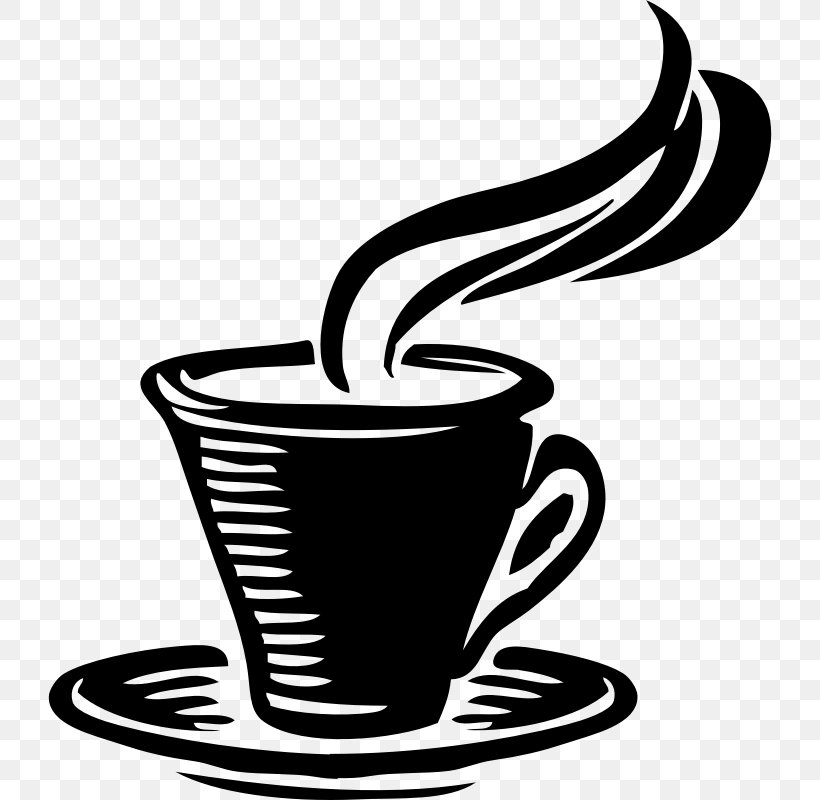 Espresso Coffee Cafe Latte Cappuccino, PNG, 724x800px, Espresso, Artwork, Black And White, Cafe, Cafeteira Download Free