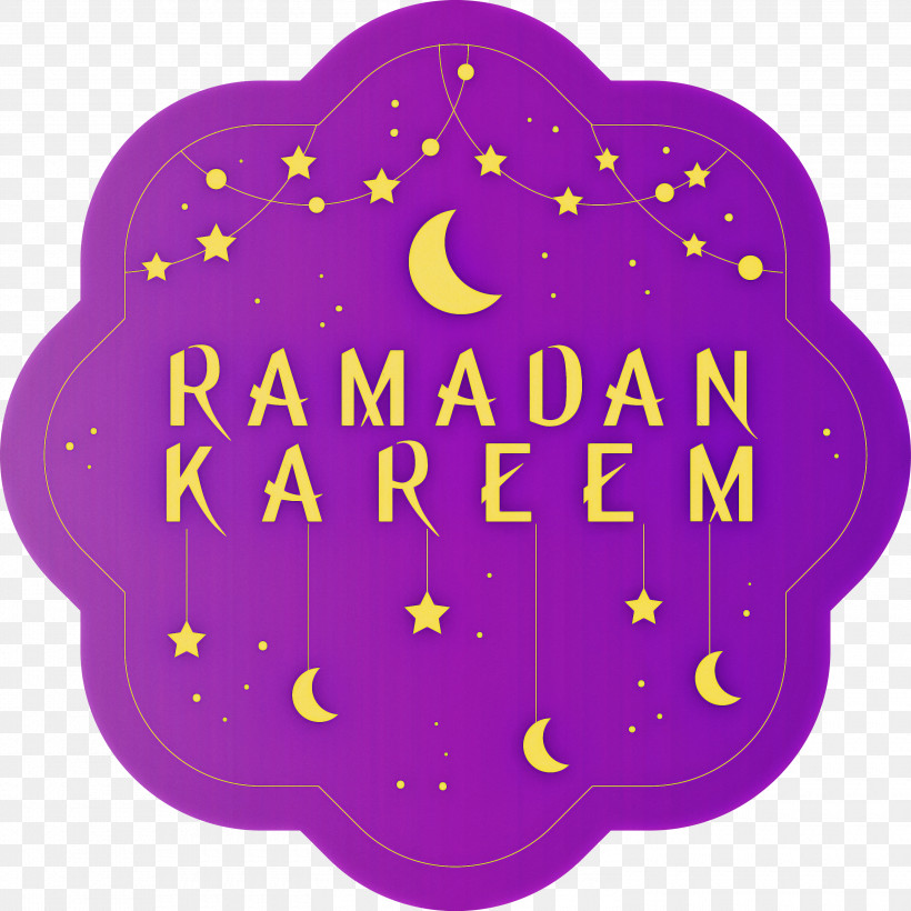 Ramadan Ramadan Kareem, PNG, 3000x3000px, Ramadan, Lavender, Ramadan Kareem, Text Download Free