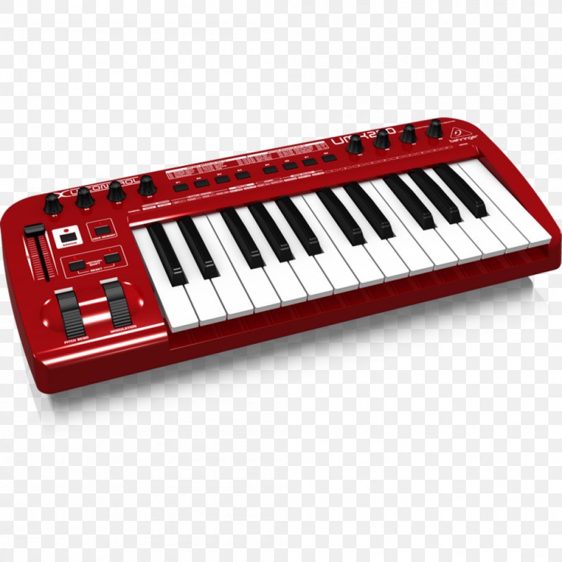 Computer Keyboard Microphone Behringer U-Control UMX610 MIDI Controllers, PNG, 1000x1000px, Watercolor, Cartoon, Flower, Frame, Heart Download Free