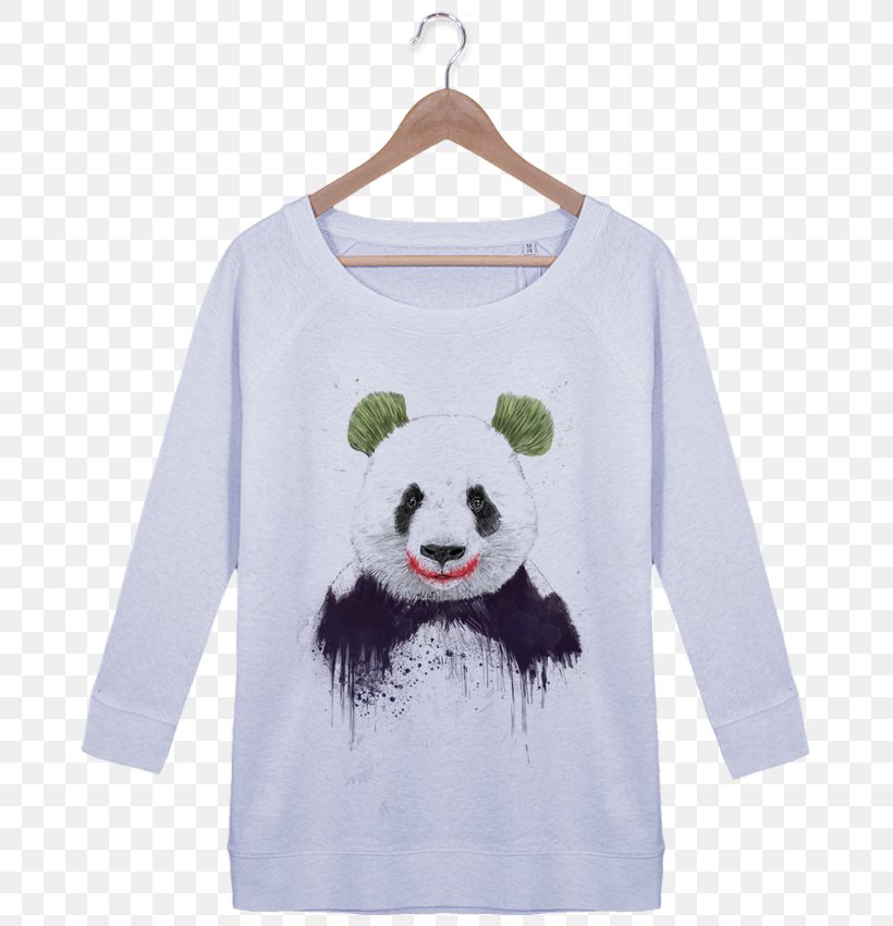 Giant Panda Red Panda T-shirt Bluza Bear, PNG, 690x850px, Giant Panda, Bag, Bear, Bluza, Clothing Download Free