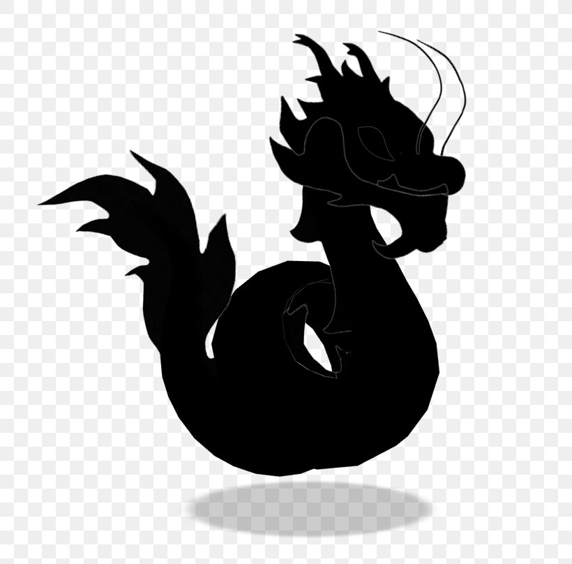 Clip Art Silhouette Animal, PNG, 809x808px, Silhouette, Animal, Blackandwhite, Dragon, Fictional Character Download Free