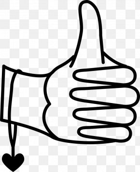 Heart - Thumb Signal Gesture Vector Graphics Heart PNG