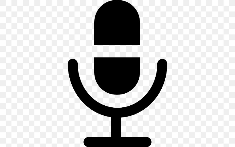 Microphone Line Font, PNG, 512x512px, Microphone, Audio, Black And White, Symbol, White Download Free