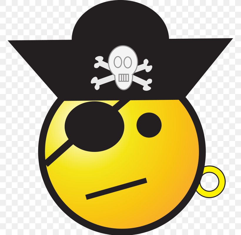 T-shirt Emoticon Smiley Piracy Clip Art, PNG, 767x800px, Tshirt, Crying, Emoji, Emoticon, Eyepatch Download Free