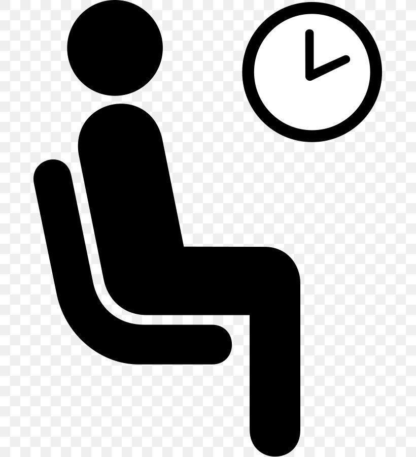 Waiting Room Symbol Clip Art, PNG, 688x900px, Waiting Room, American Institute Of Graphic Arts, Area, Black, Black And White Download Free