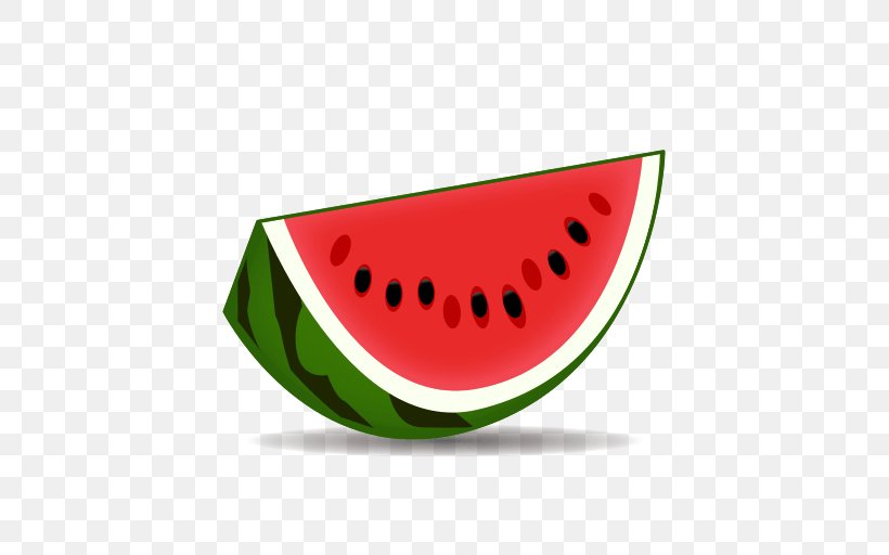 Watermelon Emoji Sticker Fruit, PNG, 512x512px, Watermelon, Citrullus, Citrullus Lanatus, Cucumber Gourd And Melon Family, Emoji Download Free
