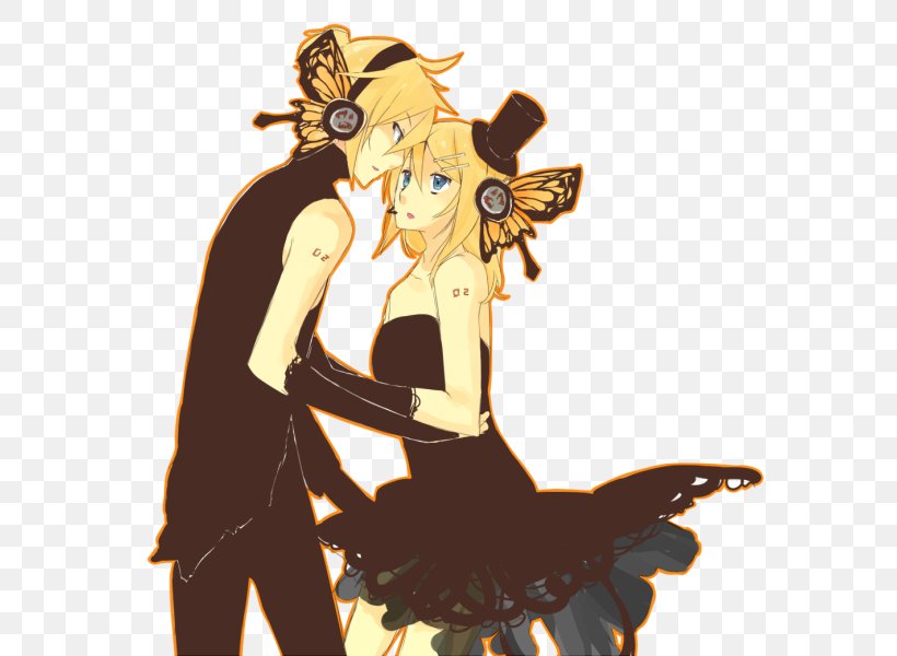 Kagamine Rin/Len Craft Magnets Vocaloid Hatsune Miku Megurine Luka, PNG, 576x600px, Watercolor, Cartoon, Flower, Frame, Heart Download Free