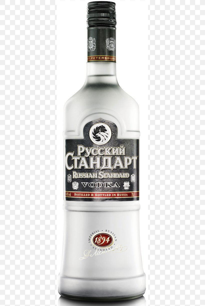 Russian Standard Vodka Liquor Alcoholic Drink Cocktail, PNG, 750x1225px, Russian Standard, Absolut Vodka, Alcoholic Beverage, Alcoholic Drink, Bottle Download Free