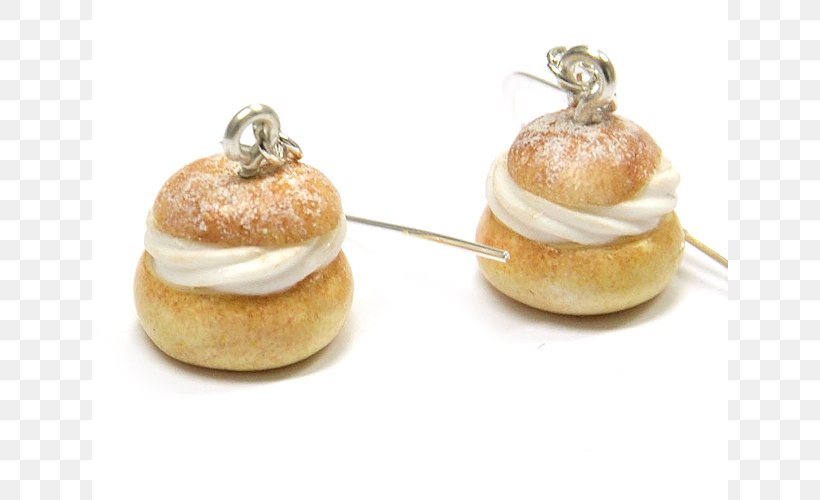 Semla Pastry Earring Dessert Food, PNG, 700x500px, Semla, Becca Design, Candy, Dessert, Dish Download Free