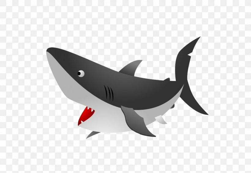 Shark Cartoon Animal Clip Art, PNG, 1004x695px, Shark, Animal, Cartilaginous Fish, Cartoon, Fish Download Free