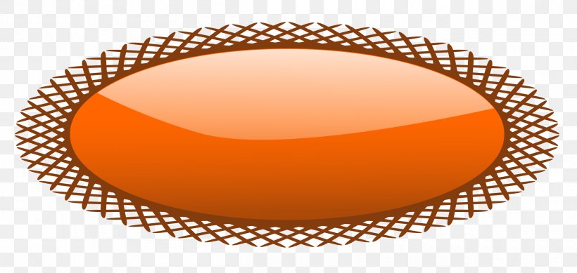 Oval Shape Ellipse Clip Art, PNG, 2400x1140px, Oval, Area, Cdr, Ellipse, Orange Download Free
