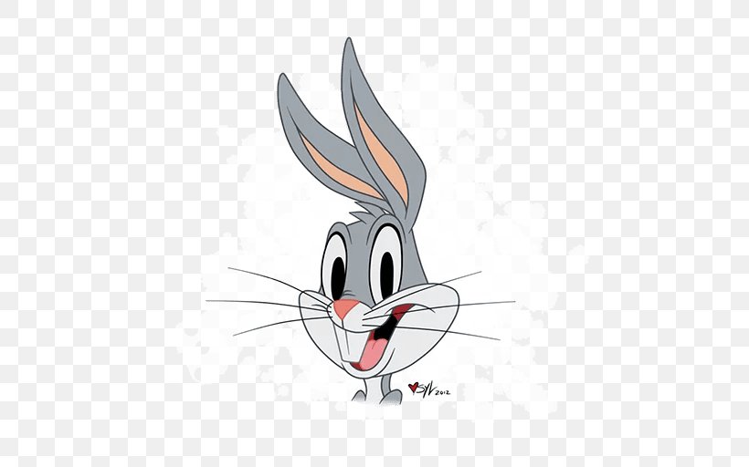 Rabbit Bugs Bunny Hare Cartoon Easter Bunny, PNG, 512x512px, Rabbit, Art, Beak, Bird, Bugs Bunny Download Free