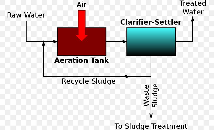 Sewage Treatment Wastewater Chemistry Secondary Treatment, PNG, 800x497px, Sewage Treatment, Activated Sludge, Aerobic Organism, Area, Bioreactor Download Free