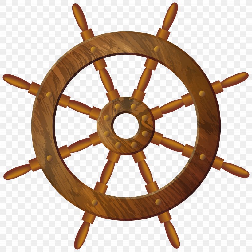 Ship's Wheel Sailboat Clip Art, PNG, 7999x8000px, Ship S Wheel, Anchor, Boat, Helmsman, Maritime Transport Download Free