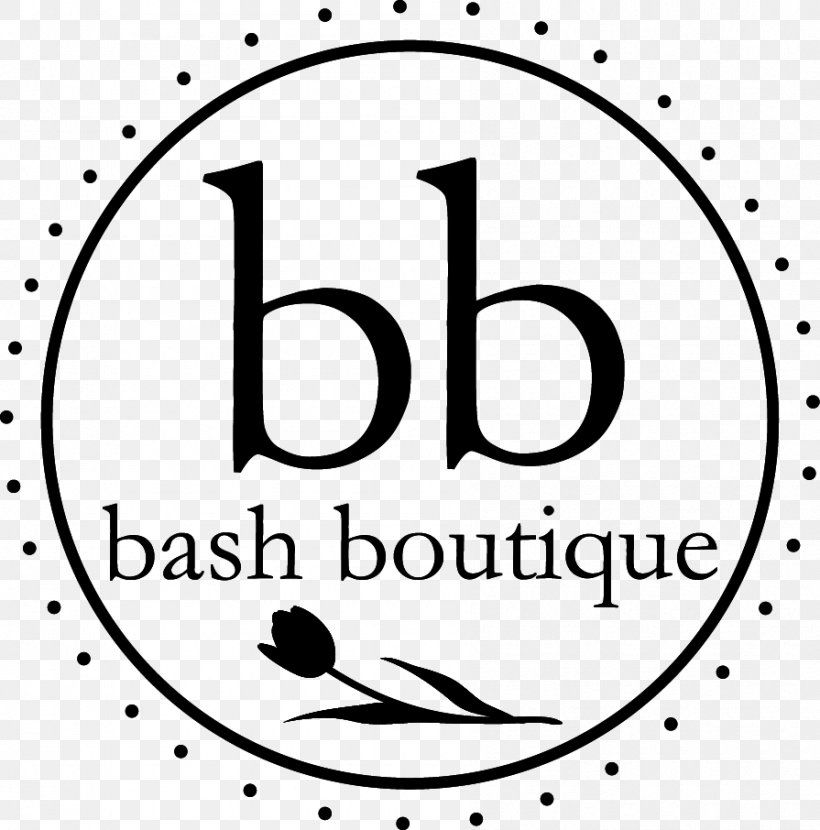 Bash Boutique Bishop Boutique Gossypia Wabash Marketplace Inc, PNG, 895x906px, Boutique, Area, Black And White, Brand, Calligraphy Download Free