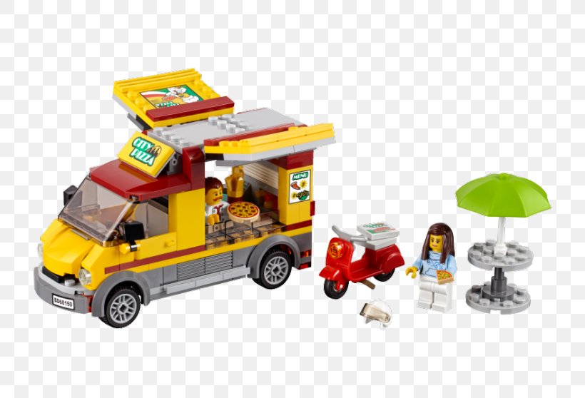 LEGO 60150 City Pizza Van Amazon.com Toy, PNG, 744x558px, Pizza, Amazoncom, Construction Set, Kick Scooter, Lego Download Free