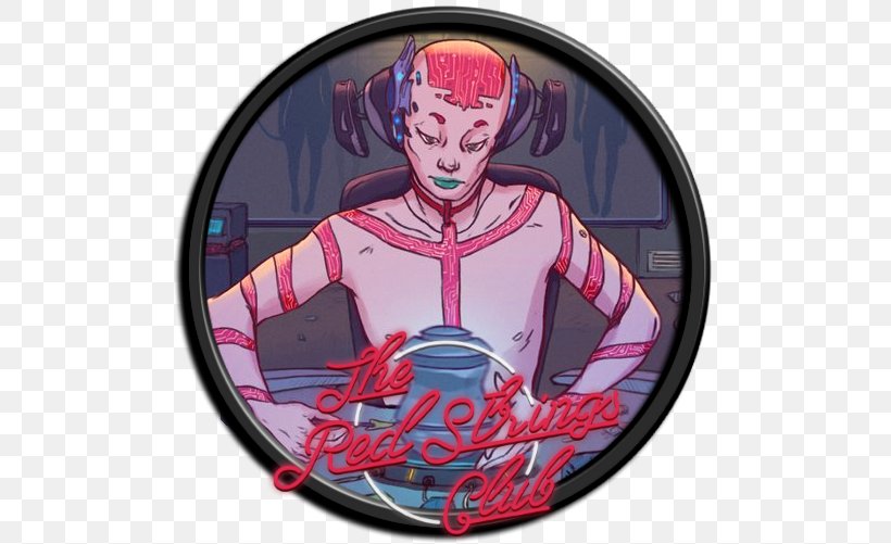 The Red Strings Club Gods Will Be Watching Deconstructeam Game YouTube, PNG, 504x501px, Red Strings Club, Adventure Game, Art, Cyberpunk, Deconstructeam Download Free