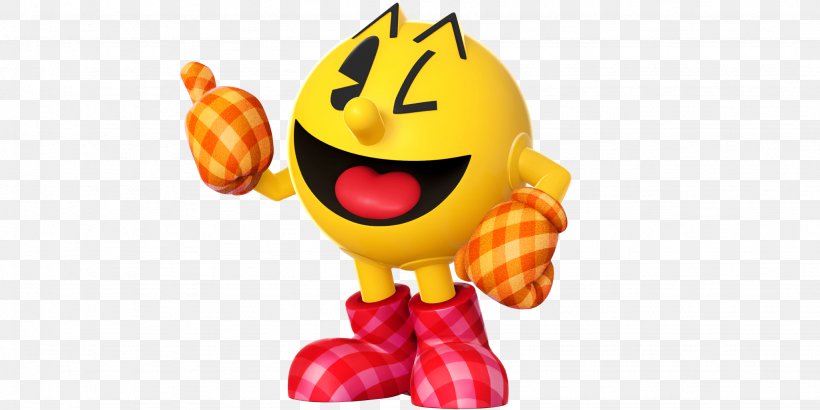Pac-Man World Pac-Man Party Super Smash Bros. For Nintendo 3DS And Wii U Namco Museum, PNG, 2048x1024px, Pacman, Arcade Game, Bandai Namco Entertainment, Capcom, Figurine Download Free
