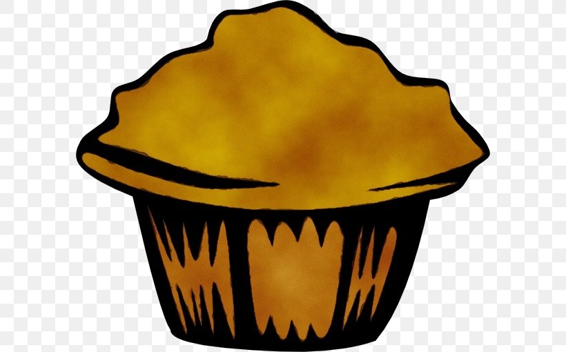 Yellow Baking Cup Clip Art Cookware And Bakeware Muffin, PNG, 600x510px, Watercolor, Baking Cup, Cookware And Bakeware, Cupcake, Muffin Download Free