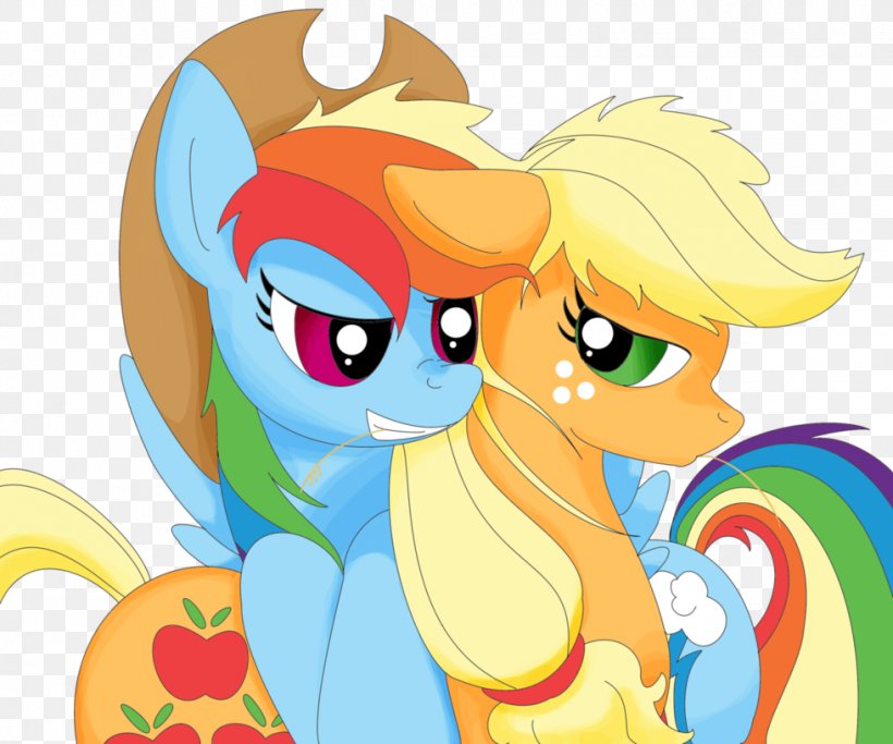 Rainbow Dash Pony Applejack Fan Art, PNG, 979x816px, Watercolor, Cartoon, Flower, Frame, Heart Download Free