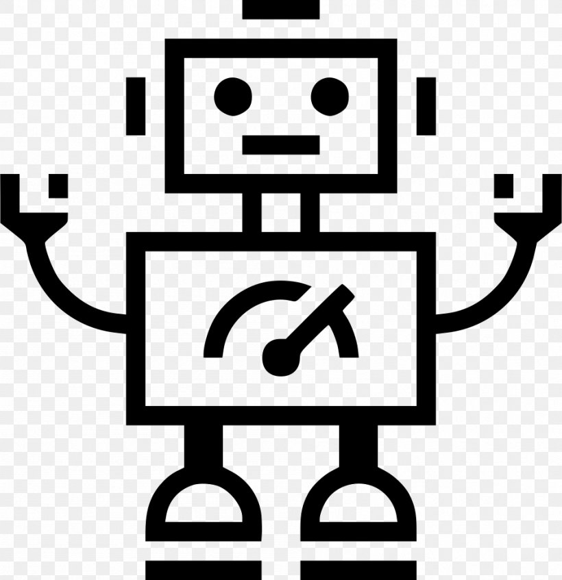 Robot, PNG, 948x980px, Robot, Android, Area, Black And White, Brand Download Free