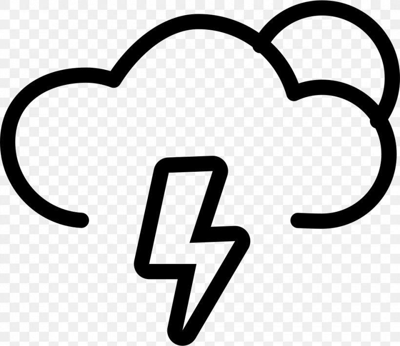 Thunderstorm Electricity Symbol Sign, PNG, 980x848px, Thunderstorm, Area, Black And White, Brand, Cloud Download Free