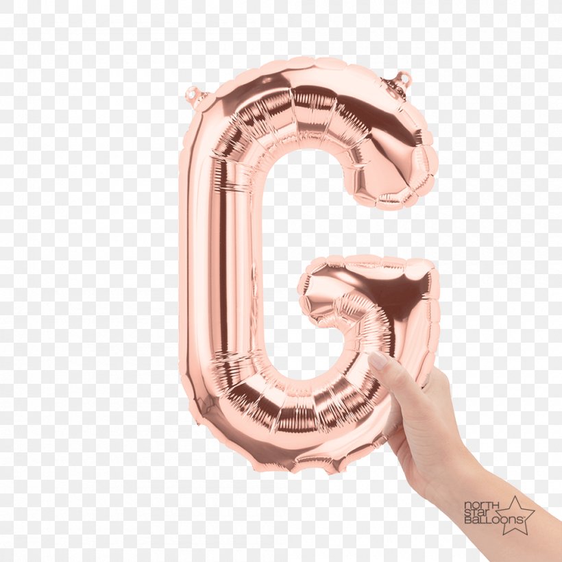 Balloon Letter G Letter F Letter H, PNG, 1000x1000px, Balloon, Birthday, Body Jewelry, Ear, Gas Balloon Download Free