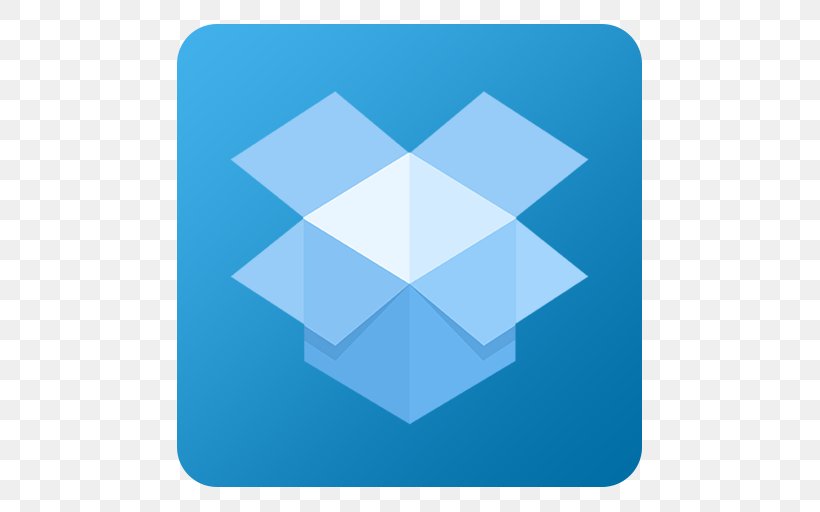Electric Blue Square Angle Symmetry, PNG, 512x512px, Dropbox, Aqua, Azure, Blog, Blue Download Free