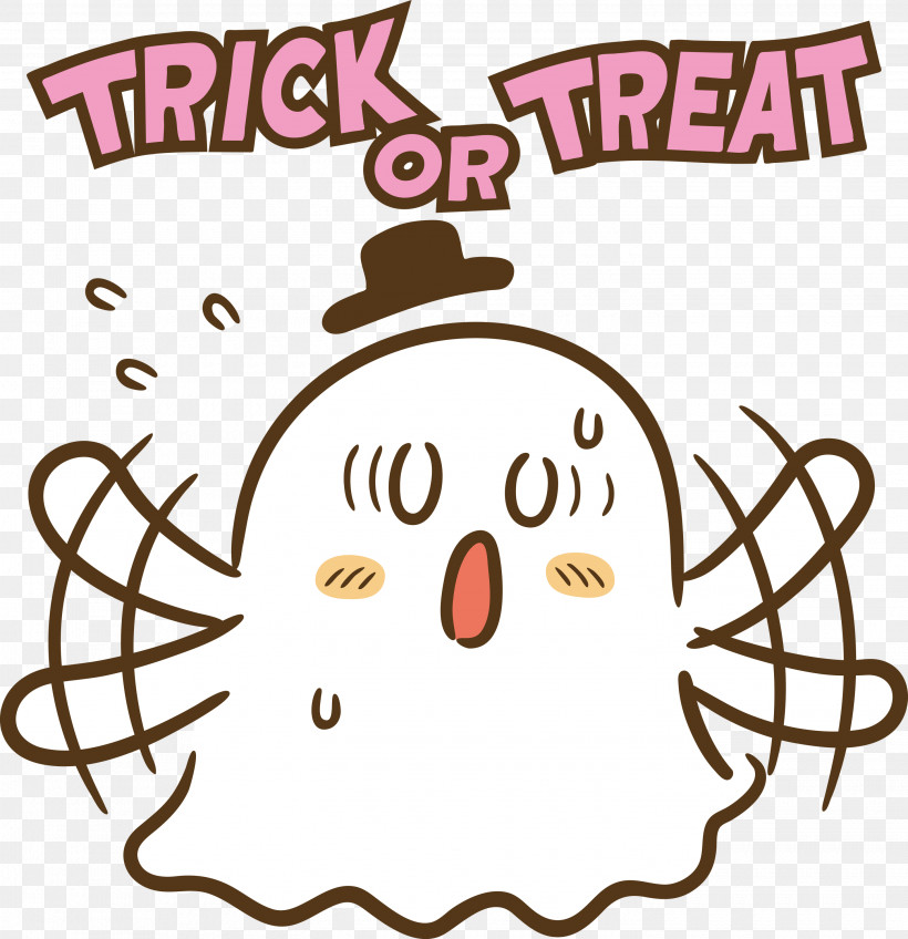Trick Or Treat Happy Halloween, PNG, 2900x3000px, Trick Or Treat, Blog, Cartoon, Happy Halloween, Pictogram Download Free