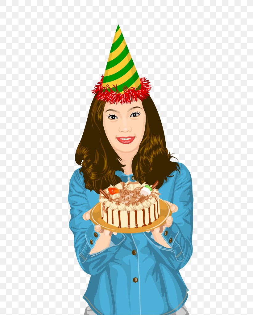 Transparent Birthday Cake Cartoon Png - Cute Birthday Cake Drawing, Png  Download - vhv