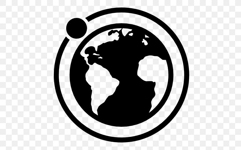 Earth Globe World, PNG, 512x512px, Earth, Area, Artwork, Black, Black And White Download Free