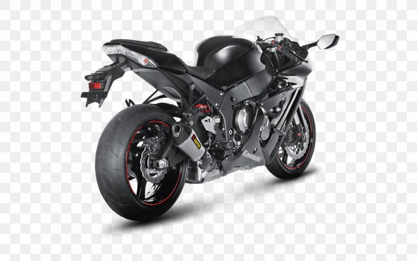 Exhaust System Kawasaki Ninja ZX-14 Kawasaki Tomcat ZX-10 Kawasaki Ninja ZX-10R Motorcycle, PNG, 1275x800px, Exhaust System, Automotive Exhaust, Automotive Exterior, Automotive Tire, Automotive Wheel System Download Free