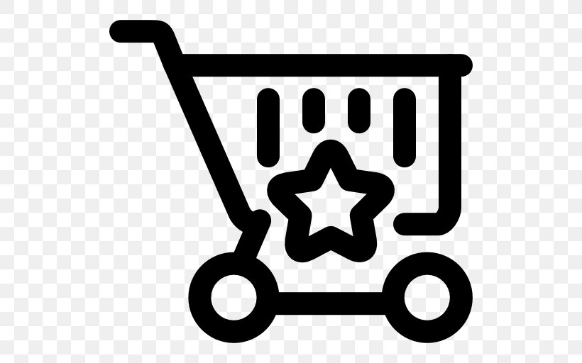 Shopping Cart Clip Art, PNG, 512x512px, Shopping, Area, Black, Black And White, Cart Download Free