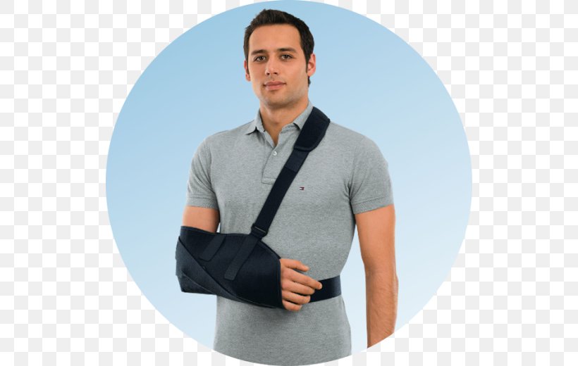 Sling Shoulder Arm Humerus Fracture Augšdelms, PNG, 520x520px, Sling, Ankle, Arm, Dislocated Shoulder, Elbow Download Free