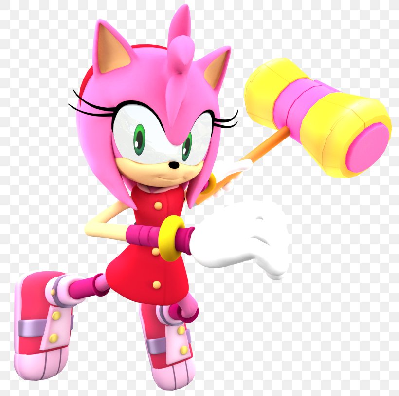 Amy Rose Sonic Heroes Sonic Boom: Rise Of Lyric Sonic & Knuckles, PNG, 815x812px, Amy Rose, Doll, Fictional Character, Figurine, Knuckles The Echidna Download Free