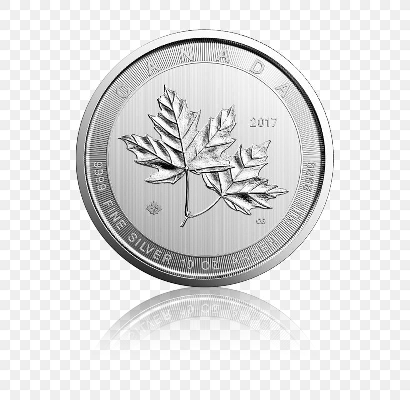 Canada Canadian Silver Maple Leaf Canadian Gold Maple Leaf Silver Coin, PNG, 800x800px, Canada, Brand, Bullion, Bullion Coin, Canadian Gold Maple Leaf Download Free