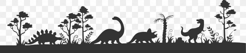 Diplodocus Apatosaurus Tyrannosaurus Stegosaurus Brontosaurus, PNG, 1922x419px, Diplodocus, Apatosaurus, Black, Black And White, Brachiosaurus Download Free