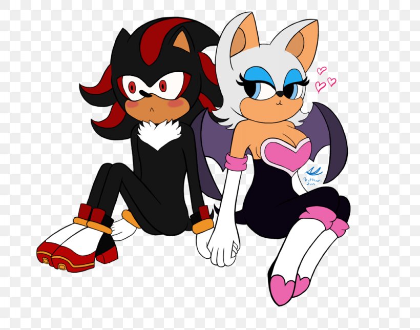 Shadow The Hedgehog Rouge The Bat Knuckles The Echidna Sonic The Hedgehog Art, PNG, 1024x805px, Watercolor, Cartoon, Flower, Frame, Heart Download Free