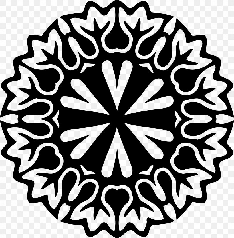 Symbols Of Islam Islamic Art Islamic Architecture Clip Art, PNG, 2350x2389px, Symbols Of Islam, Allah, Art, Black And White, Flower Download Free