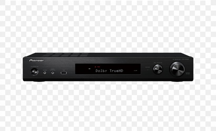 Radio Receiver AV Receiver Pioneer VSX-S520 Home Theater Systems 5.1 Surround Sound, PNG, 1000x605px, 51 Surround Sound, Radio Receiver, Audio, Audio Equipment, Audio Power Amplifier Download Free