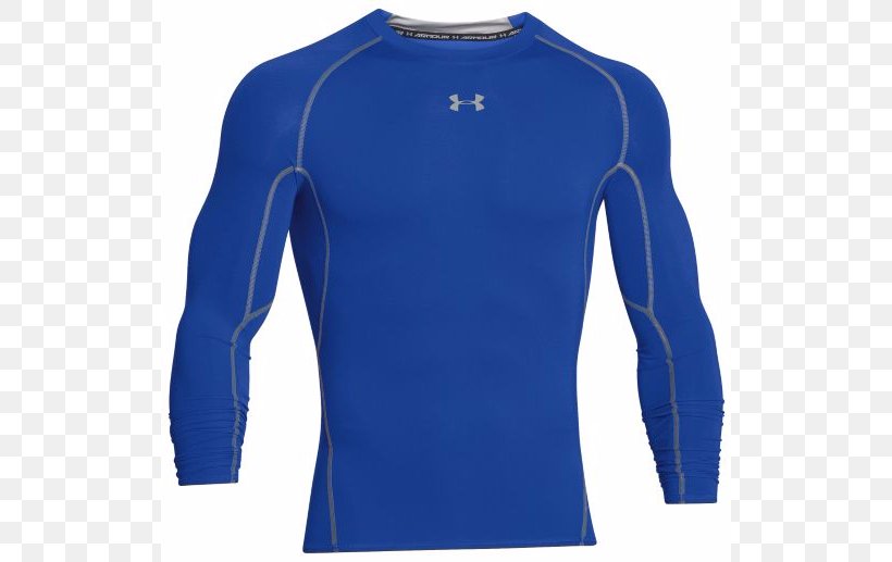 Long-sleeved T-shirt Under Armour Clothing, PNG, 593x517px, Tshirt, Active Shirt, Adidas, Blue, Clothing Download Free