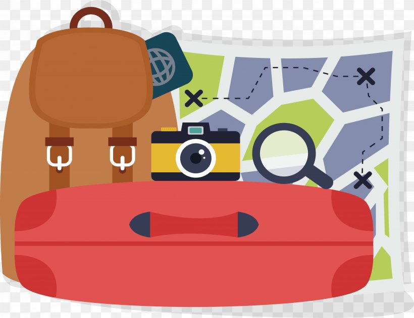 Baggage Clip Art, PNG, 4102x3160px, Baggage, Backpack, Brand, Cartoon, Orange Download Free
